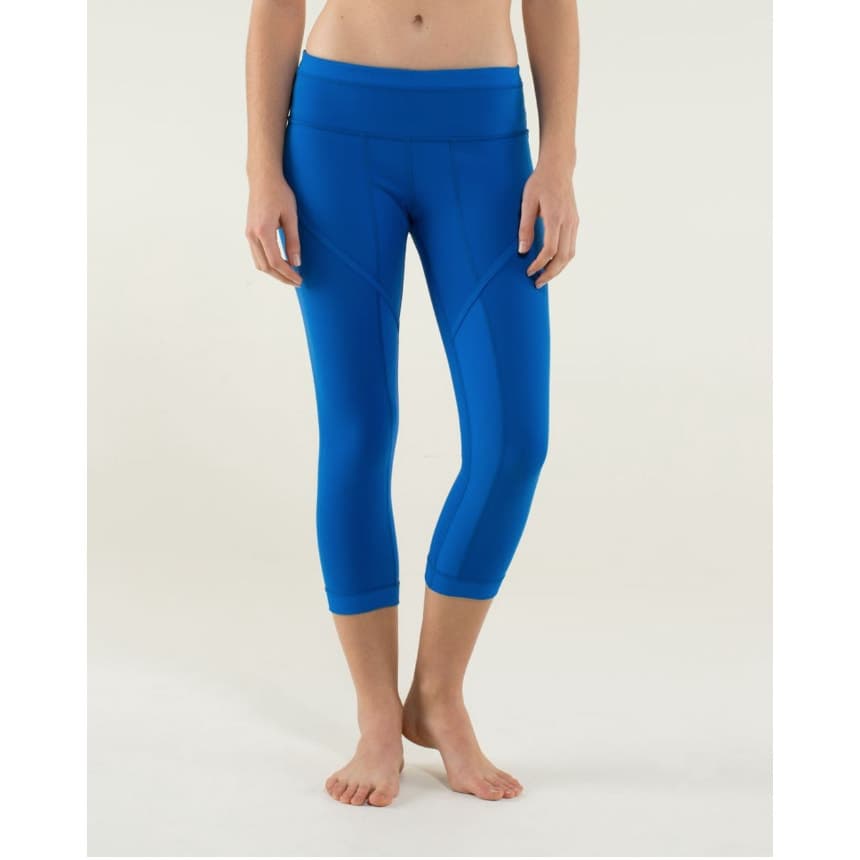 Lululemon Roll Out Crop - Baroque Blue - Size 4 - Thumbnail 4