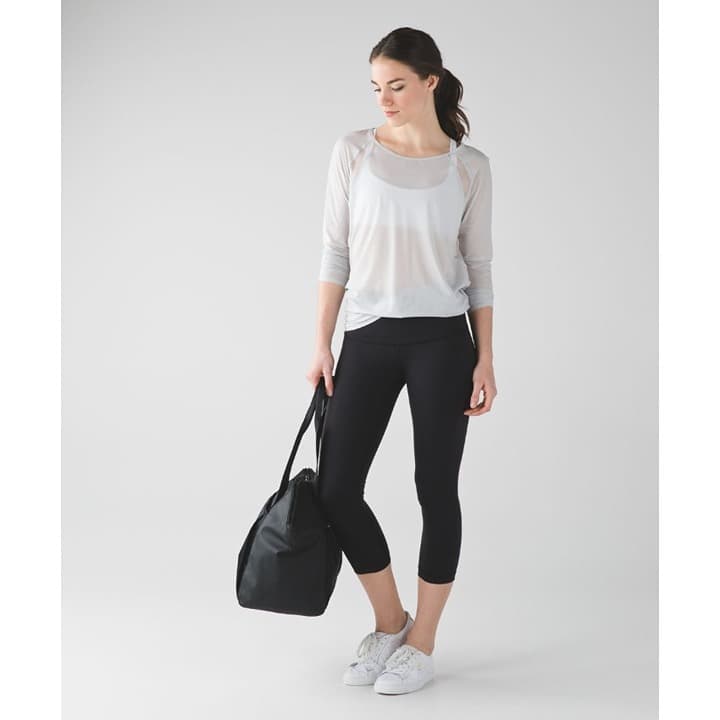 Lululemon Wunder Under Crop (Hi-Rise) - Black - Size 6 - W6ABAS - Thumbnail 3