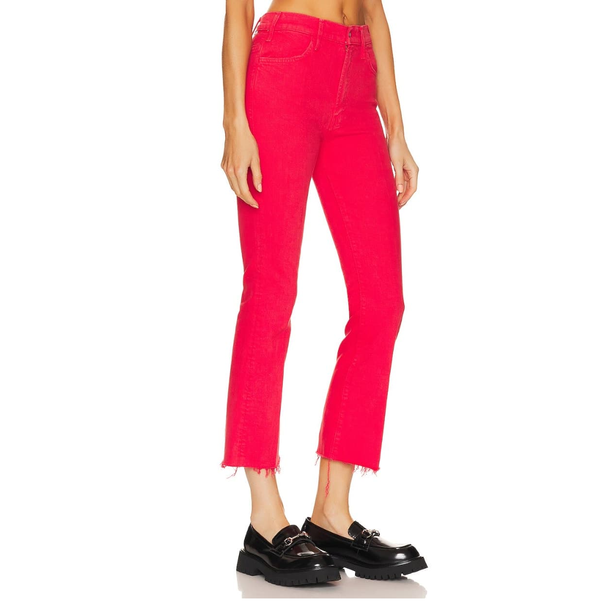 MOTHER The Hustler Ankle Fray - The Devil May Care - Mars Red - Size 27 - Thumbnail 2