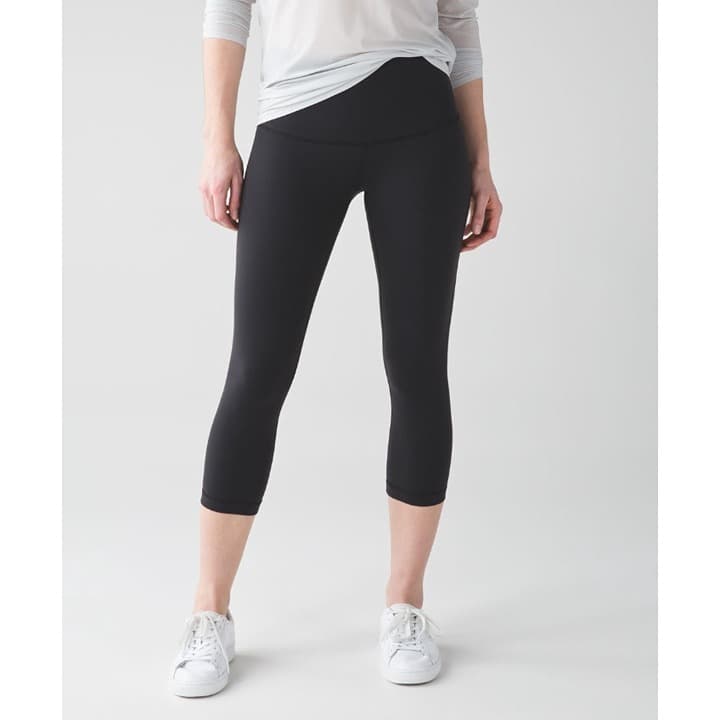 Lululemon Wunder Under Crop (Hi-Rise) - Black - Size 6 - W6ABAS - Thumbnail 4