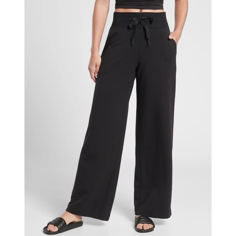 Athleta Balance Sweatpants - Black - Small - Style # 631950 s - Thumbnail 4