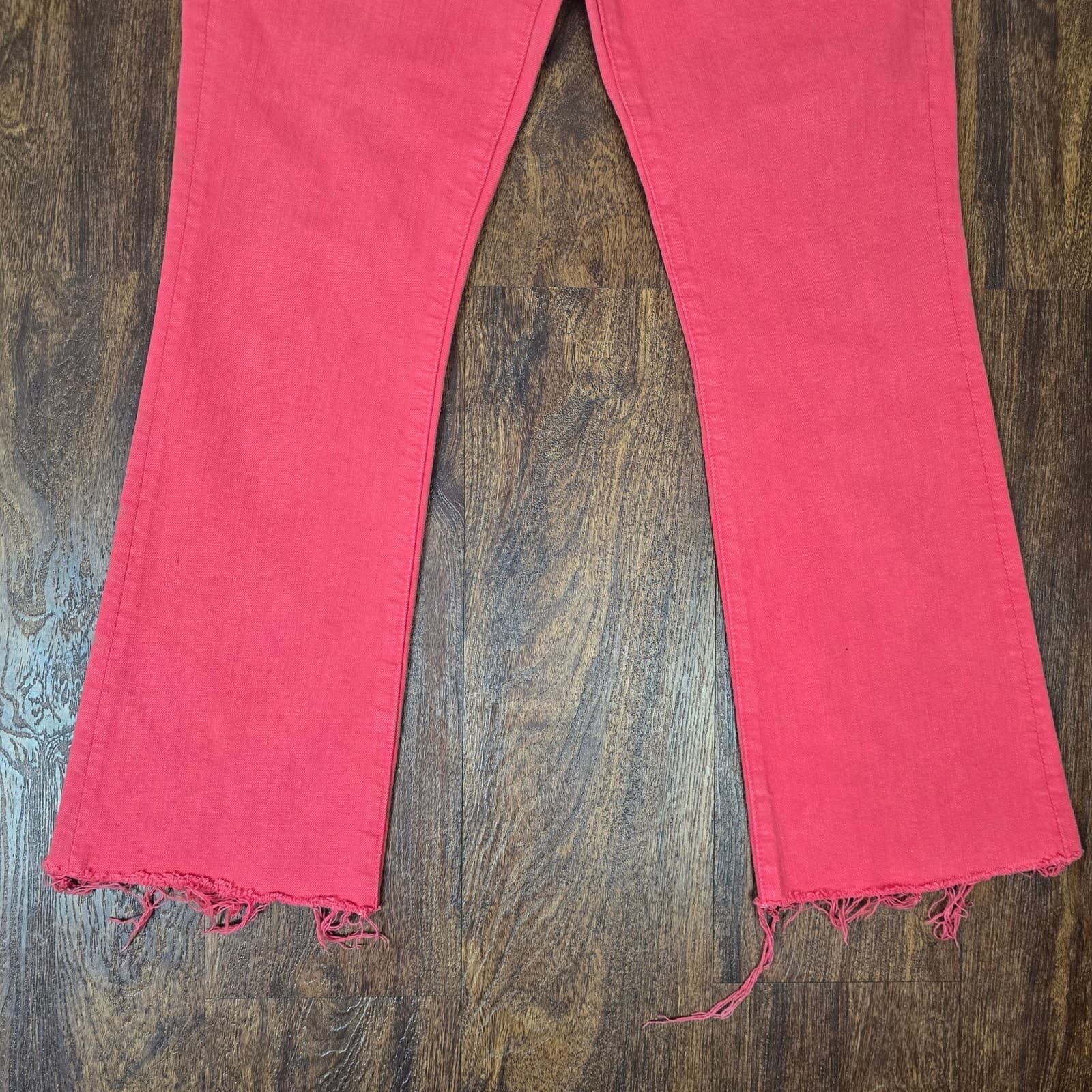 MOTHER The Hustler Ankle Fray - The Devil May Care - Mars Red - Size 27 - Thumbnail 7