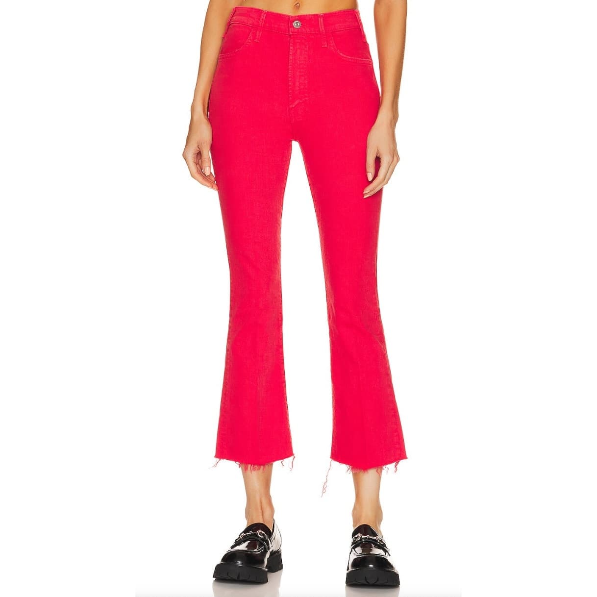 MOTHER The Hustler Ankle Fray - The Devil May Care - Mars Red - Size 27 - Thumbnail 3