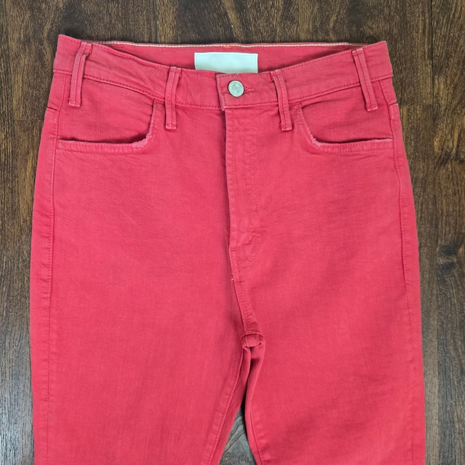 MOTHER The Hustler Ankle Fray - The Devil May Care - Mars Red - Size 27 - Thumbnail 5