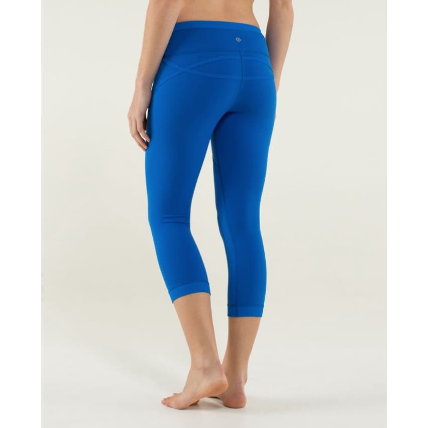 Lululemon Roll Out Crop - Baroque Blue - Size 4 - Thumbnail 3
