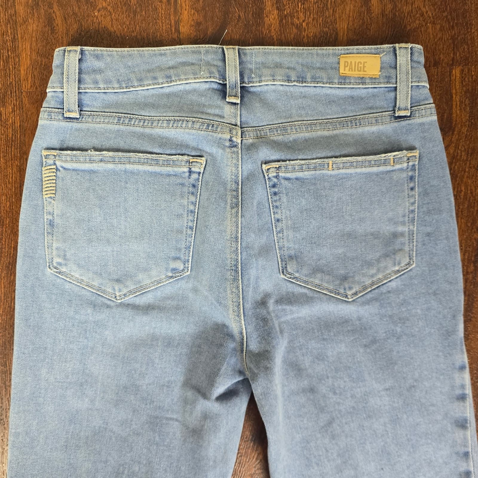 PAIGE Denim Rory Crop Flare Jeans - Kaede Distessed - Size 27 - Thumbnail 5