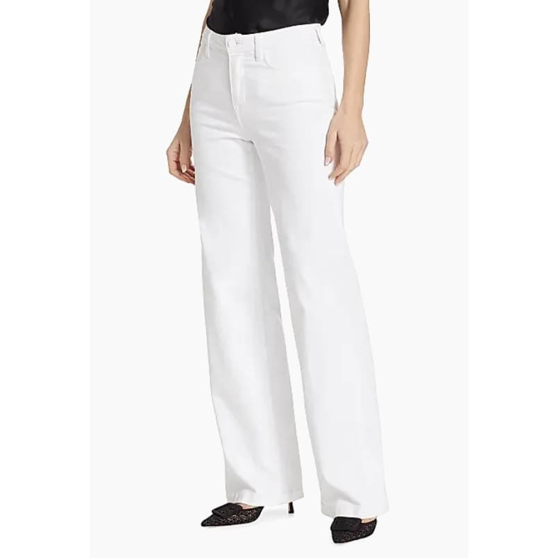 L'AGENCE Clayton High-Rise Wide Leg Flare - Blanc/White - Size 28 - Thumbnail 3