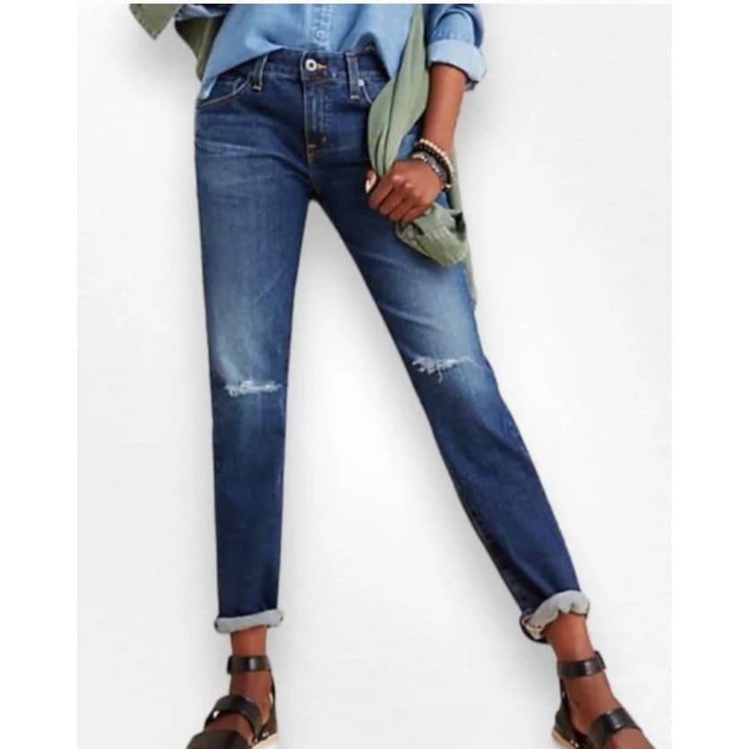 AG Jeans The Ex-Boyfriend Slim Slouchy Slim Jieans - 28R - Thumbnail 2