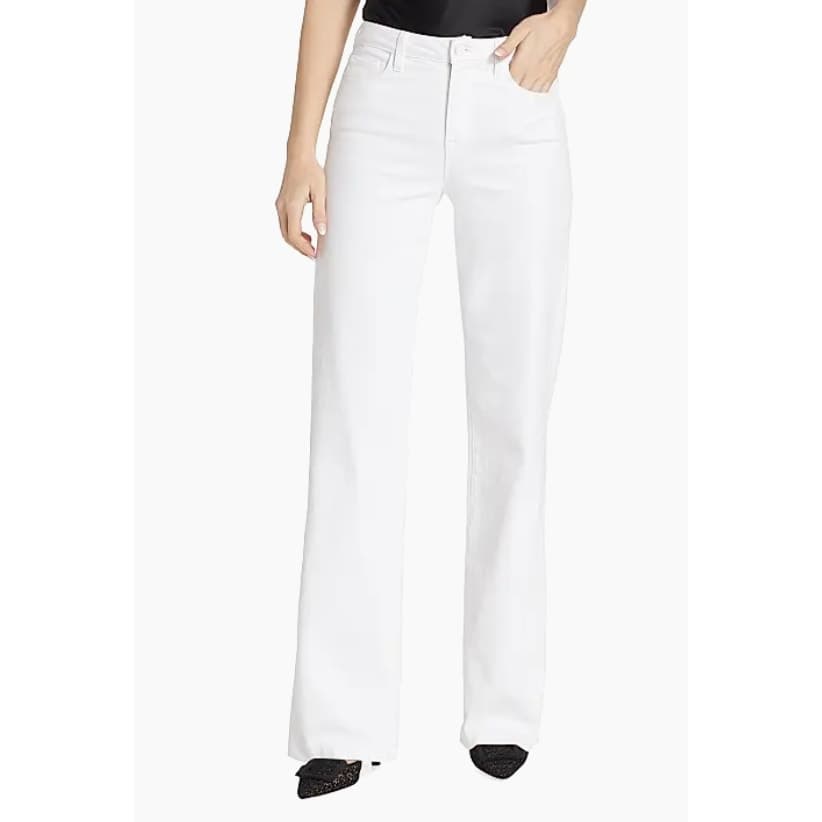 L'AGENCE Clayton High-Rise Wide Leg Flare - Blanc/White - Size 28 - Thumbnail 2