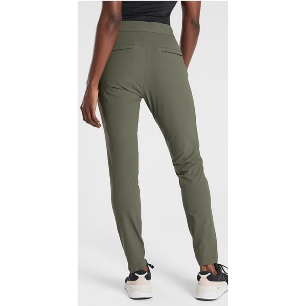 Athleta Wander Stash Skinny Pant - Mountain Olive - Size 2 - Style # 353676 - Thumbnail 3