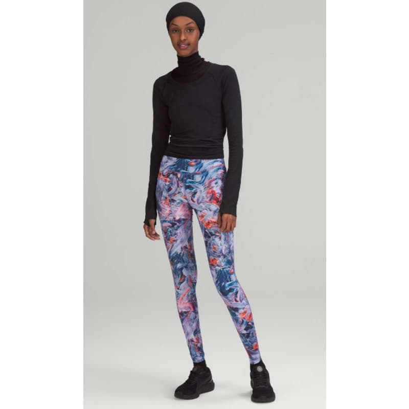 Lululemon Base Pace High-Rise Running Tight 28" - Atmospheric Purple Multi - 6 - Thumbnail 3