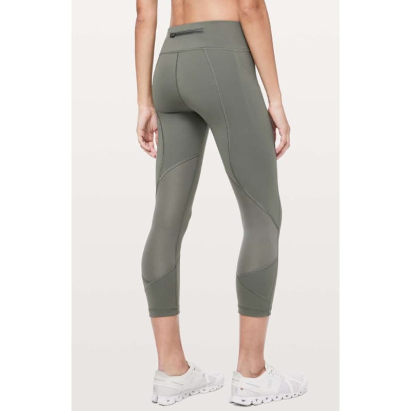 Lululemon Pace Rival Crop *22" Grey Sage - Size 6 - W6AV0S - Thumbnail 3