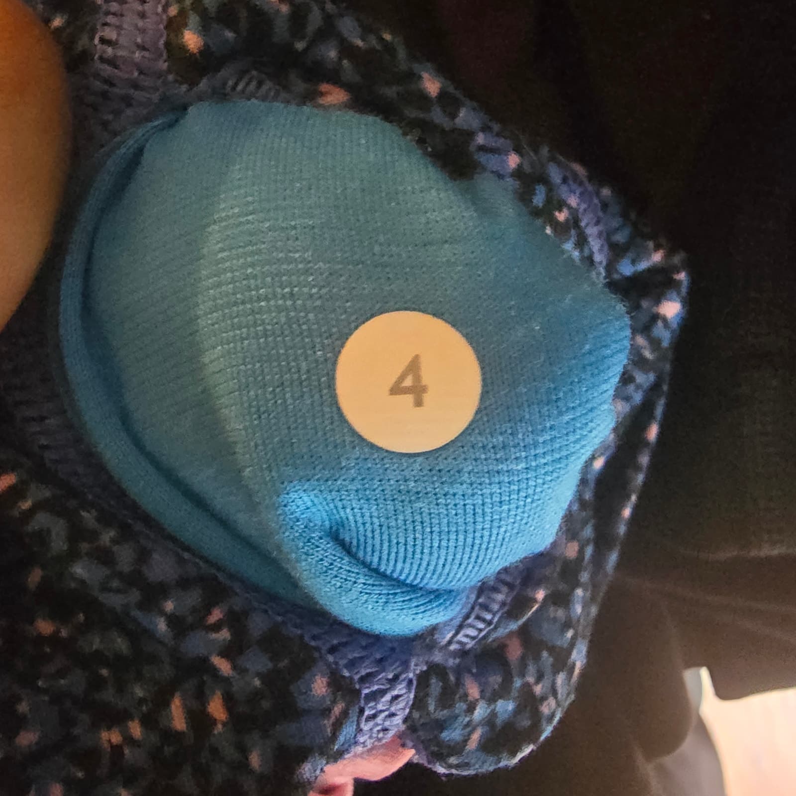 Lululemon Wunder Under Leggings Flashback Static Powder Pink Kayak Blue - Size 4 - Thumbnail 7