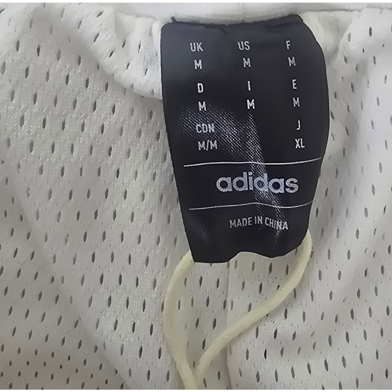 ADIDAS Velour Basketball Pants Unisex Fully Lined White - M - Style # IA3454 - Thumbnail 9