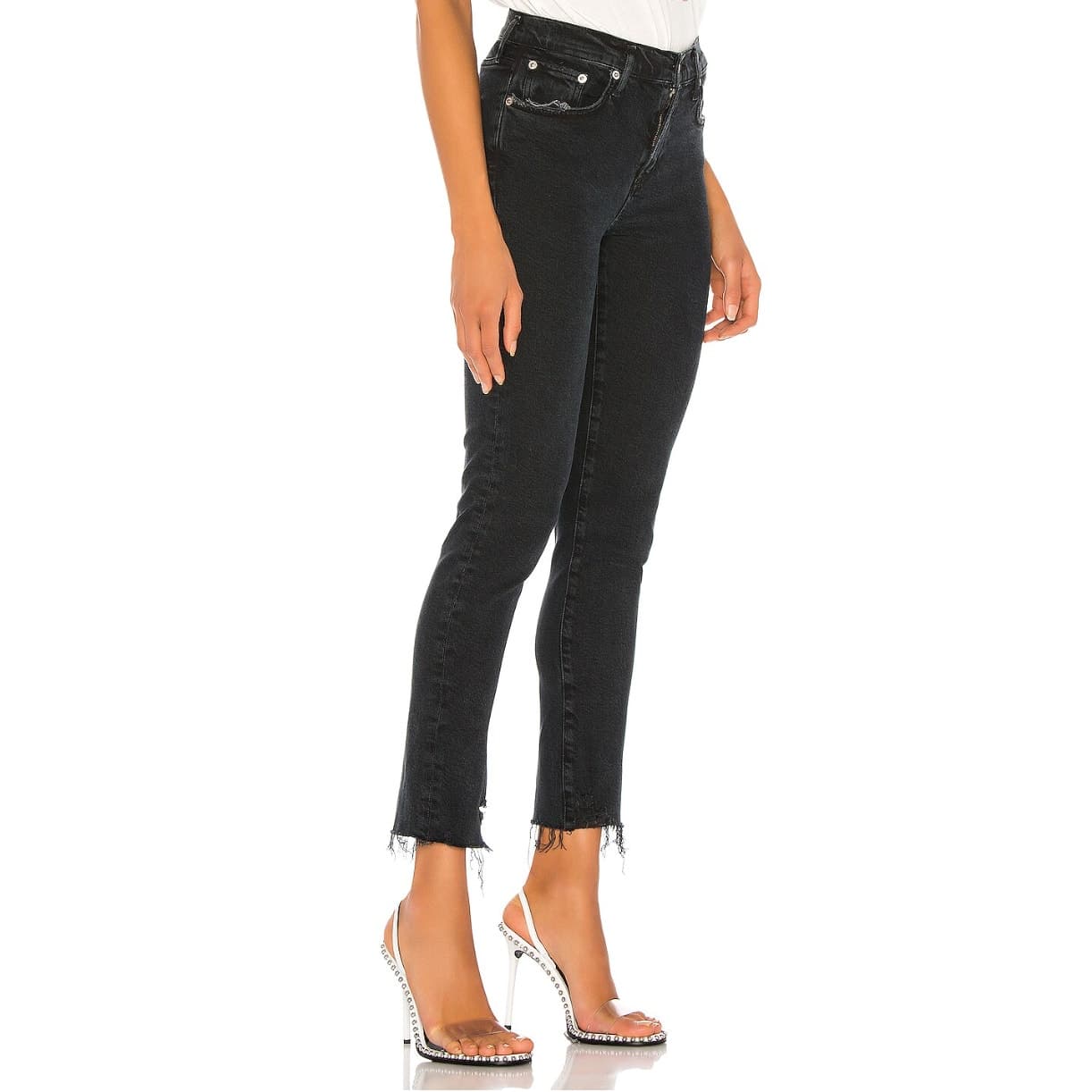 AGOLDE Toni Mid Rise Straight - Feral / Black - Size 29 - Thumbnail 3