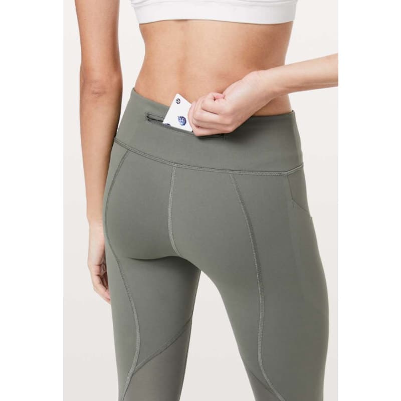 Lululemon Pace Rival Crop *22" Grey Sage - Size 6 - W6AV0S - Thumbnail 4