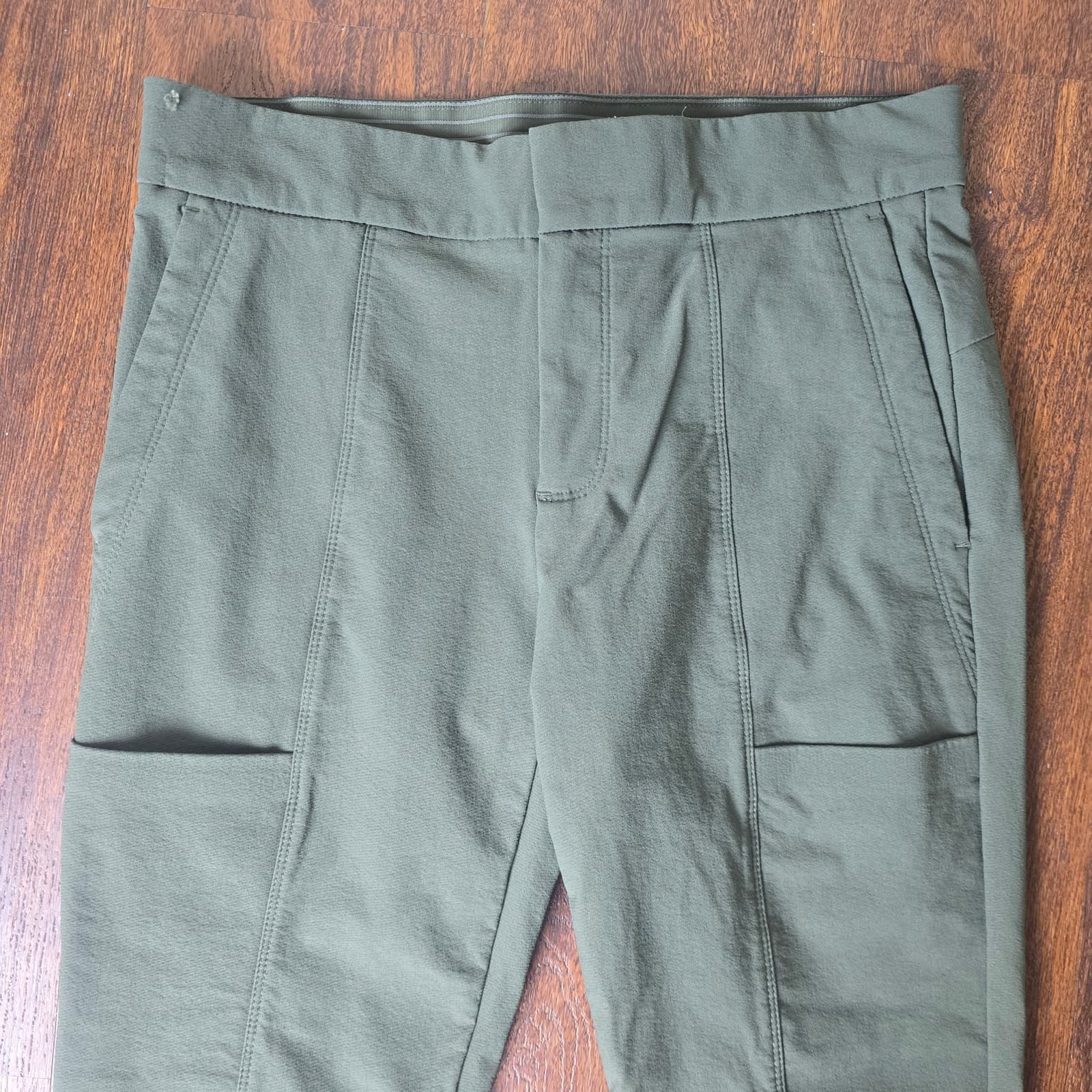 Athleta Wander Stash Skinny Pant - Mountain Olive - Size 2 - Style # 353676 - Thumbnail 4