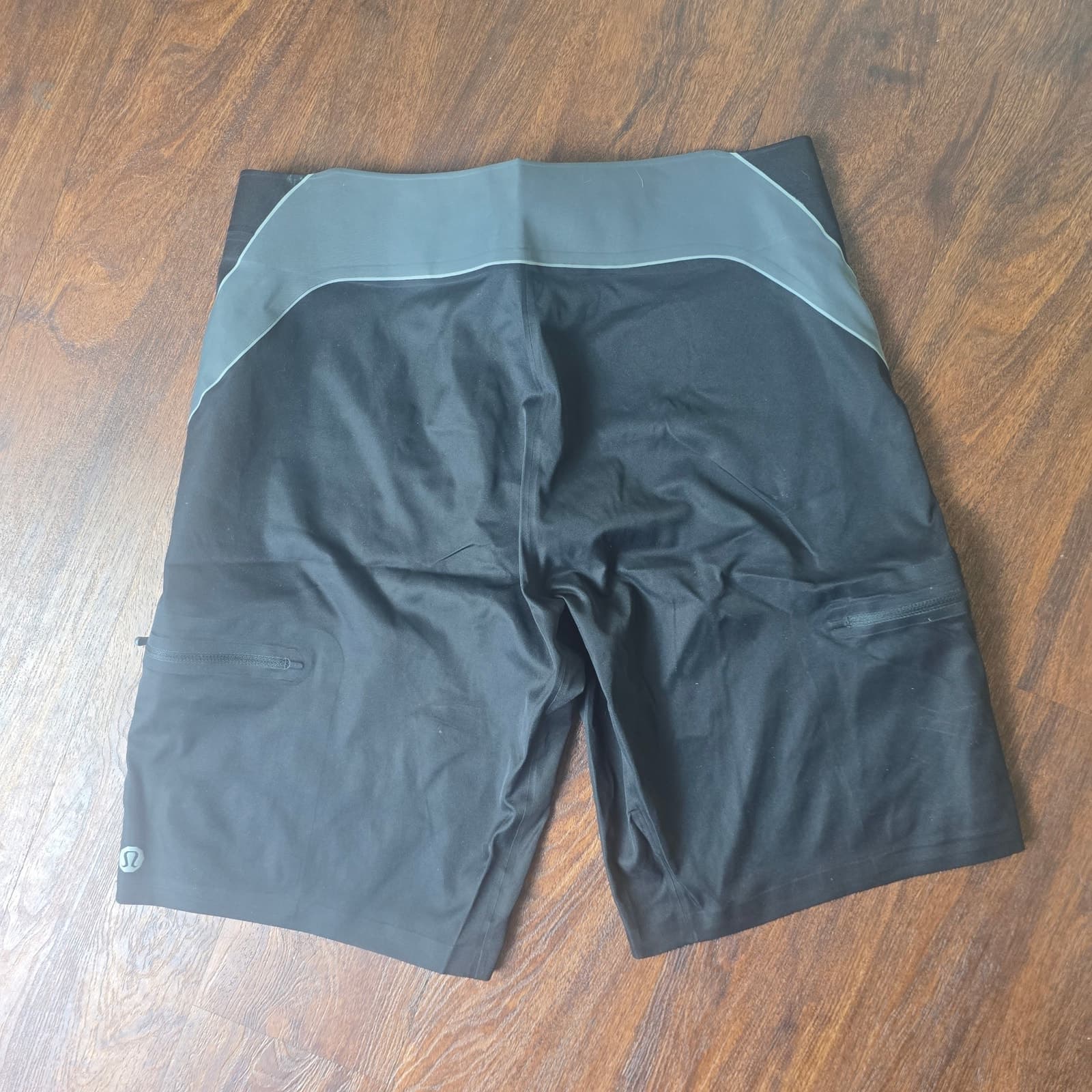 Lululemon Current State Board Shorts Swim Trunks - Black Wave - Size 34 - Thumbnail 5
