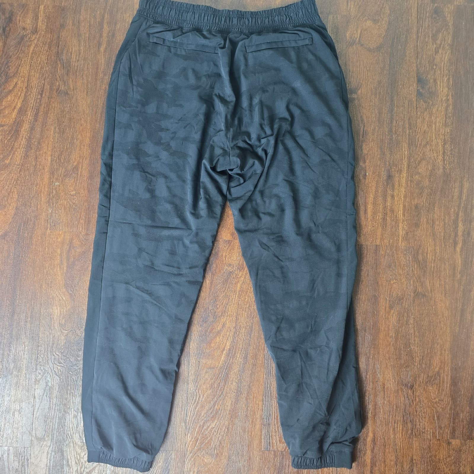 Brooklyn Textured Lined Ankle Pant - Black Camo Lux - Size 10 - 631615 - Thumbnail 9