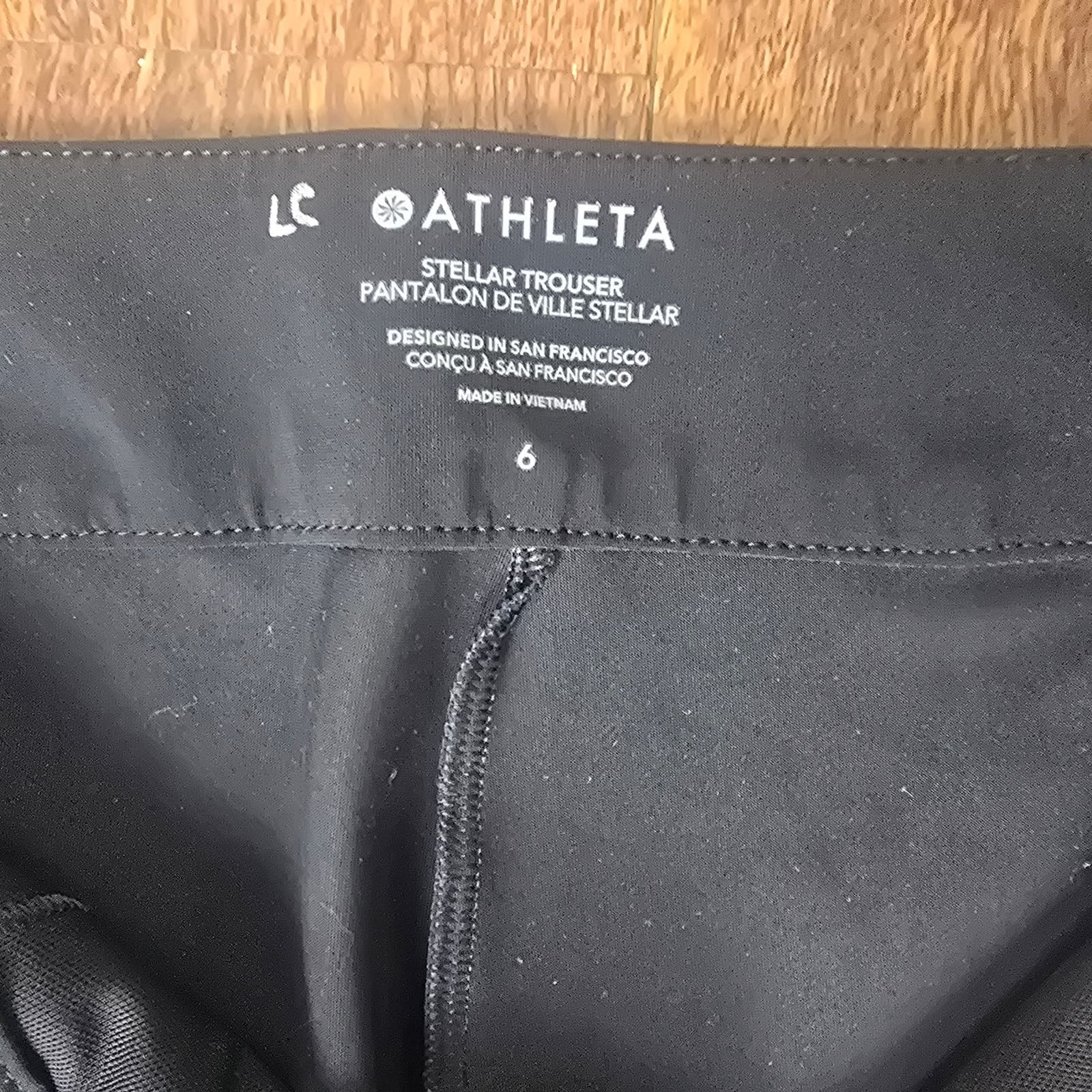 ATHLETA Stellar Trouser - Black - Size 6- Style # 351310 - NWOT - Thumbnail 12