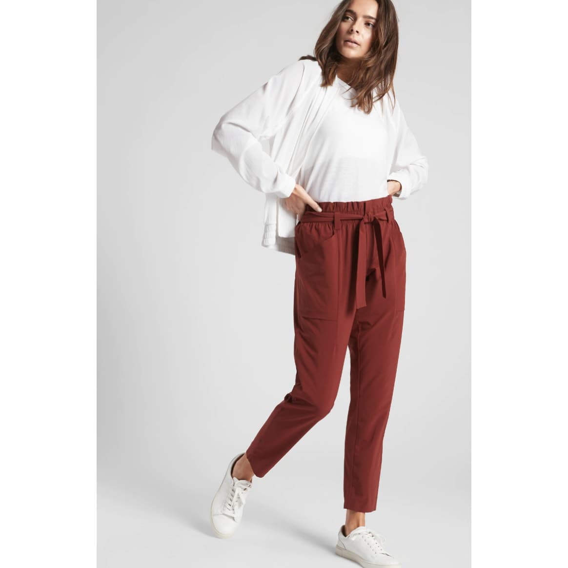 ATHLETA Skyline Pants - Adirondack Brown - Size 4 - Style 292915 - Thumbnail 2