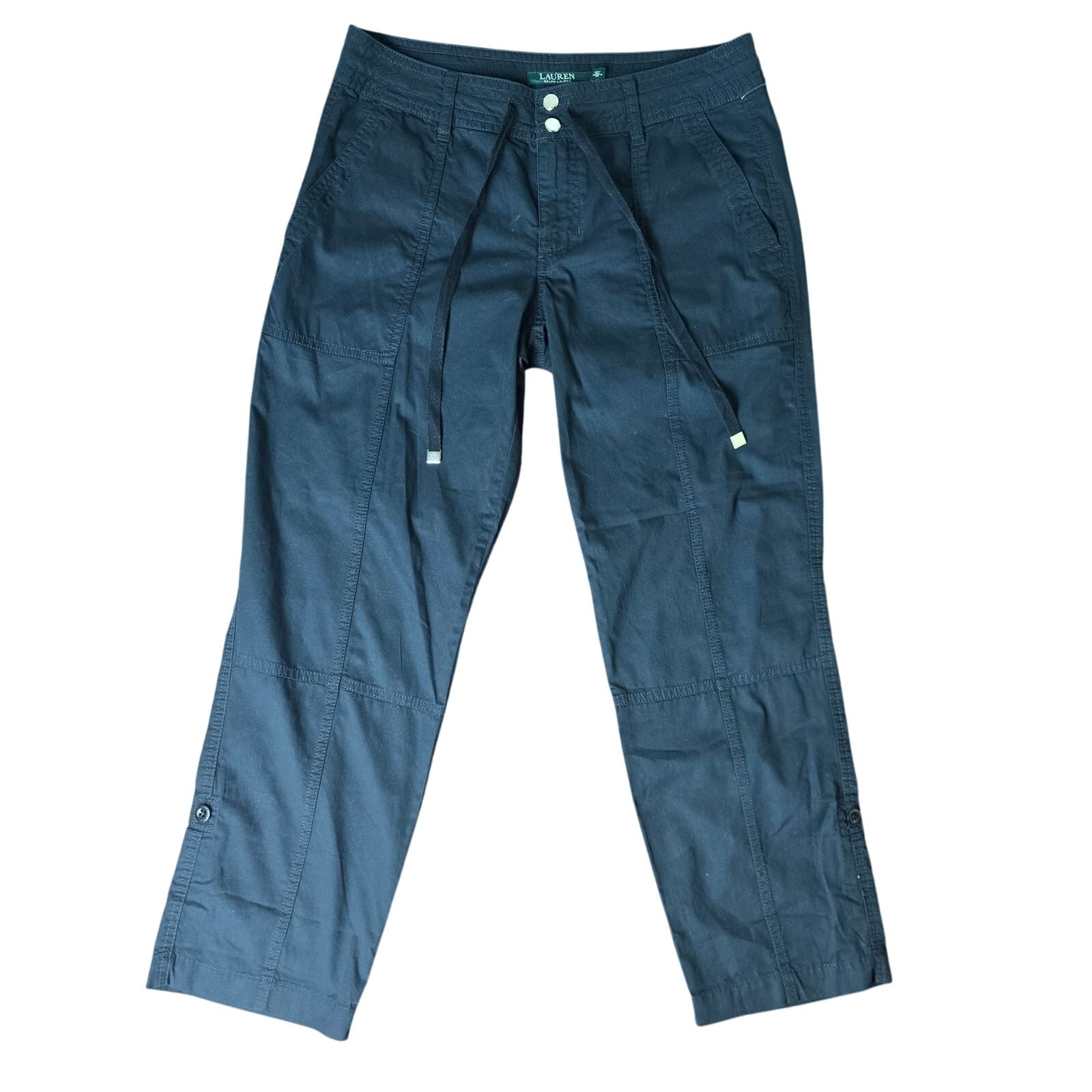 LAUREN Ralph Lauren Black Ankle Pants - Black - Size 4 - New with tags - Image 1