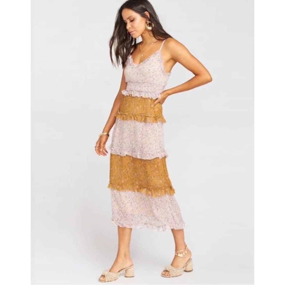 Show Me Your Mumu Emira Maxi Dress in Itsy Ditsy Floral, XS - Thumbnail 2