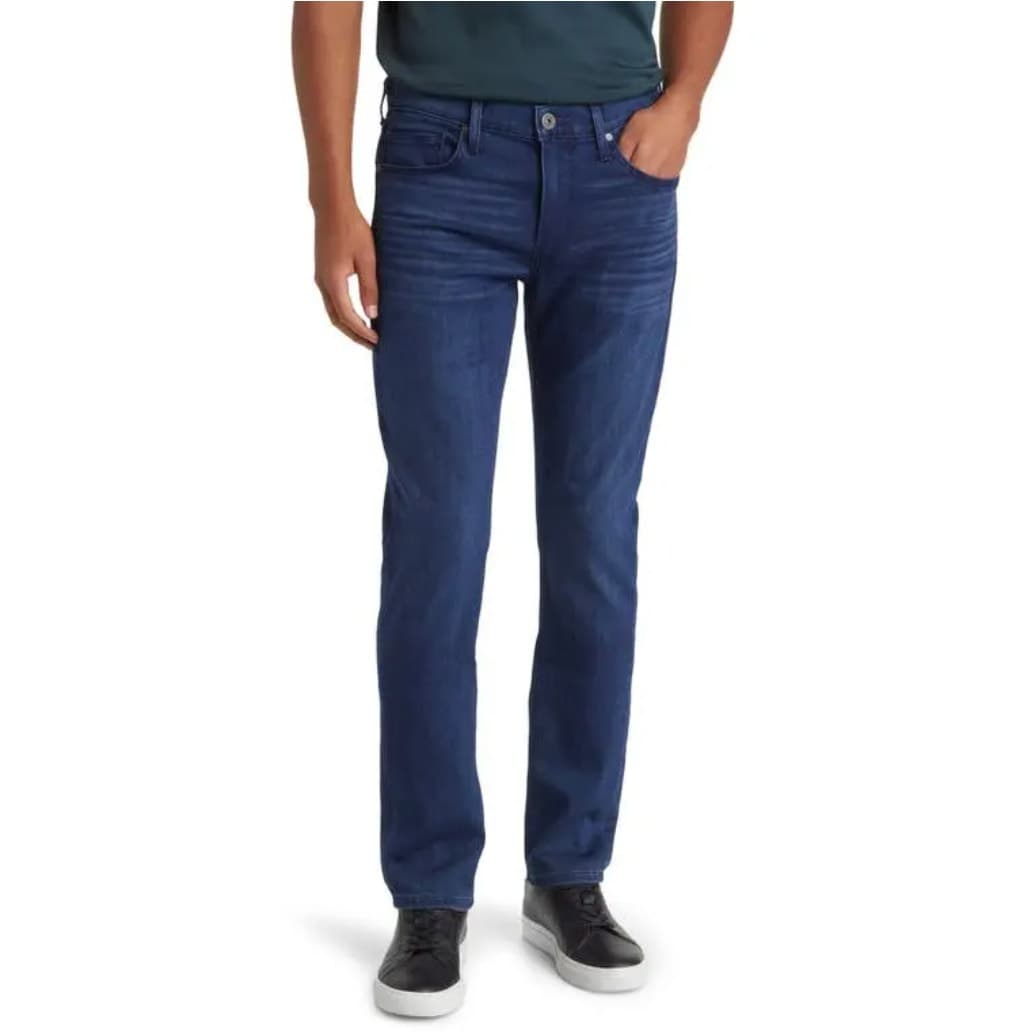 PAIGE Denim Men's Lennox Slim Fit Jeans - Truesdale Wash - 31x32 - NWT - Thumbnail 2