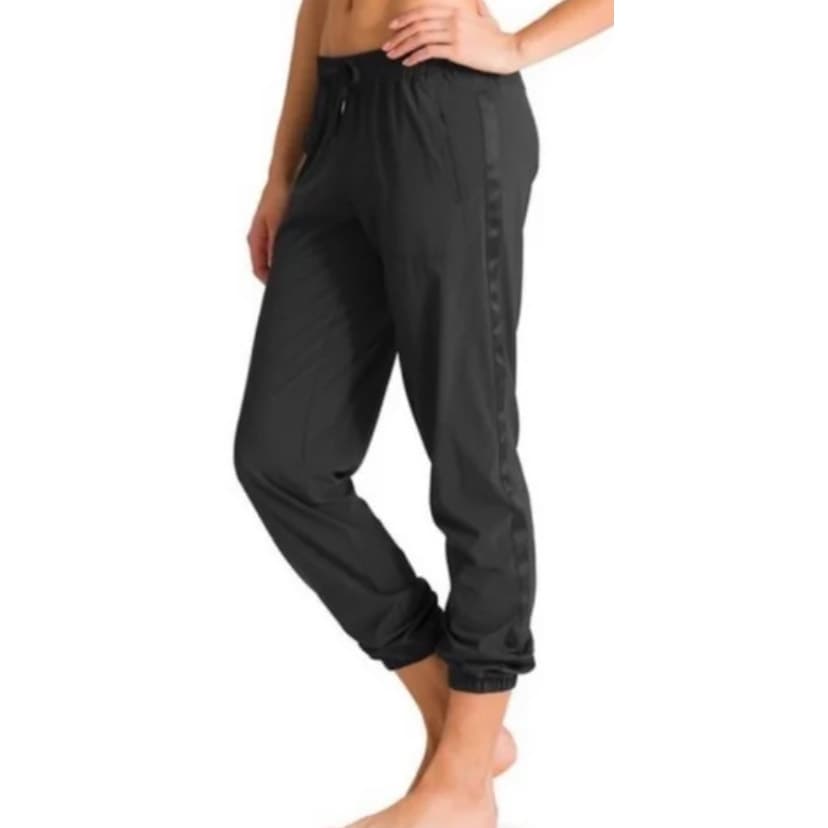 Athleta Andale Tuxedo Stripe Jogger Pant - Gray - Size 6 - Thumbnail 2