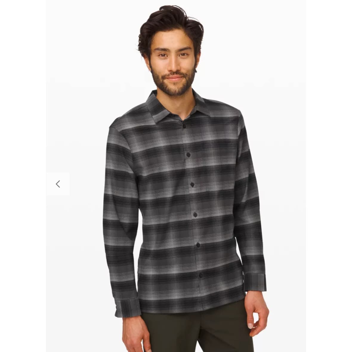 Lululemon Men's Mason Peak Flannel Long Sleeve Shirt - Medium - Thumbnail 2