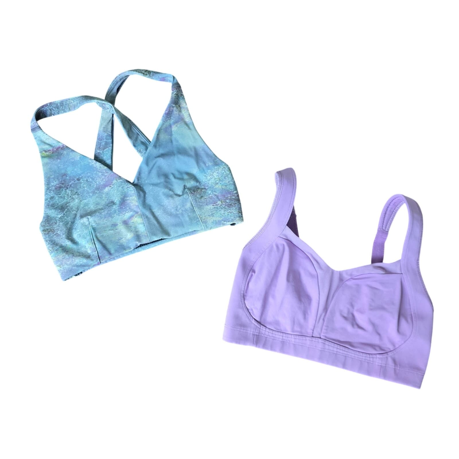 Lululemon Lab Luxtreme Deep-V Bra Size 4 & Ta Ta Tamer Sports Bra Size 6 - Image 1