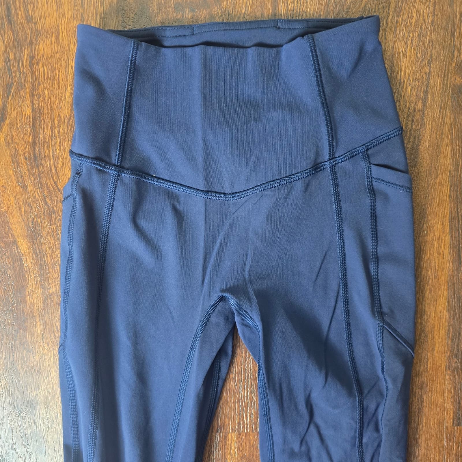 Lululemon All The Right Places Crop II *23" - True Navy - Size 2 - W6AMYS - Thumbnail 5