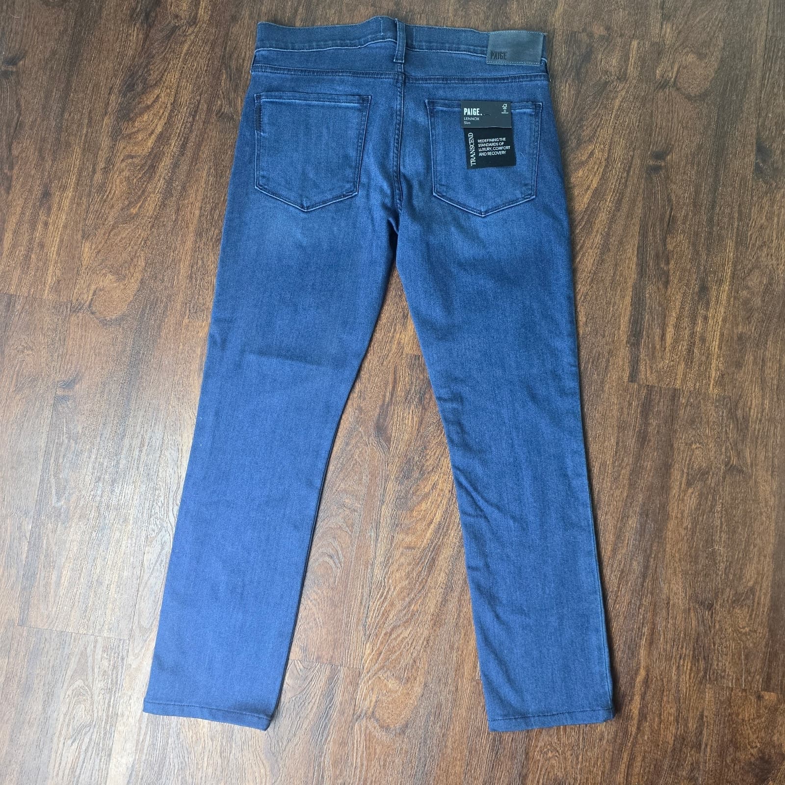 PAIGE Denim Men's Lennox Slim Fit Jeans - Truesdale Wash - 31x32 - NWT - Thumbnail 9