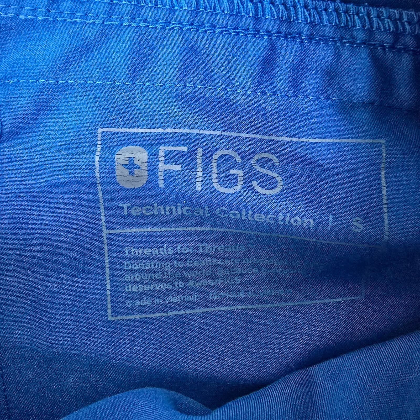 FIGS Men's Axim Scrub Cargo Pants - Alps Blue - Small - Thumbnail 5