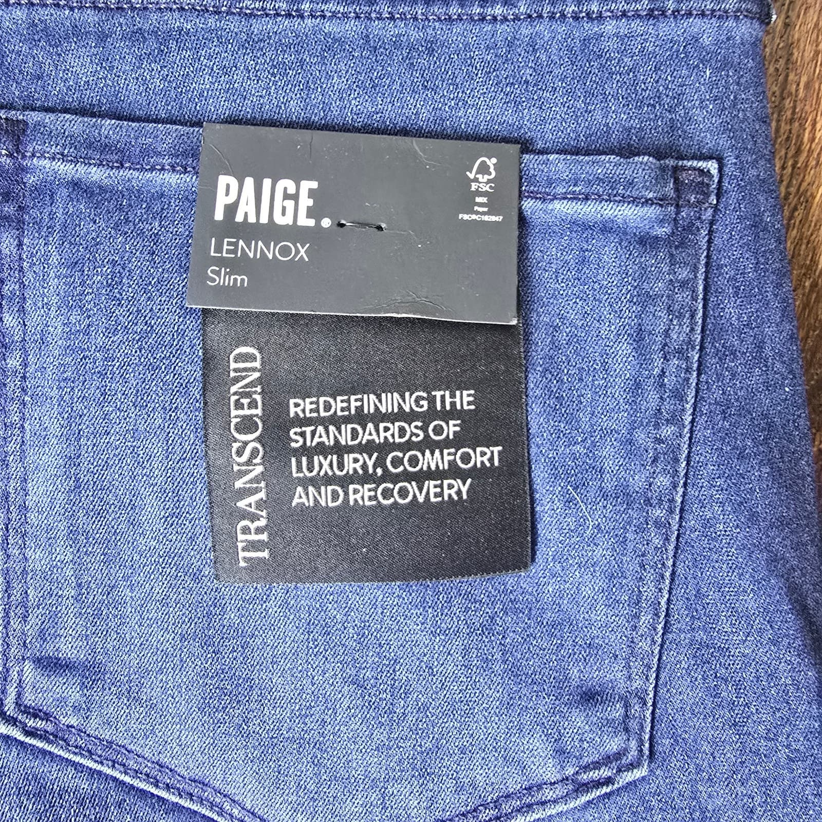 PAIGE Denim Men's Lennox Slim Fit Jeans - Truesdale Wash - 31x32 - NWT - Thumbnail 11