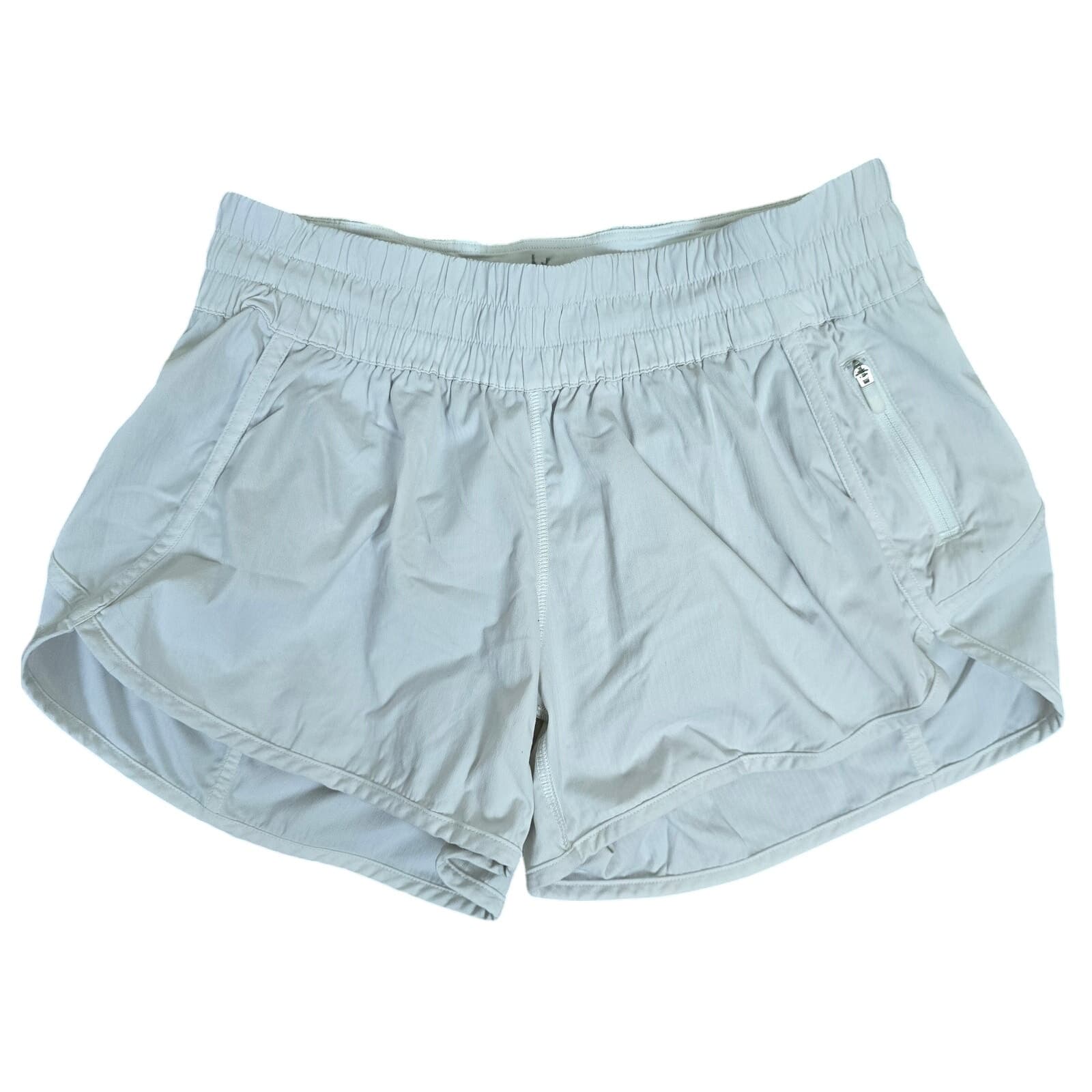 Lululemon Tracker Short V *4" - White - Size 8 - W7AT7S - Image 1
