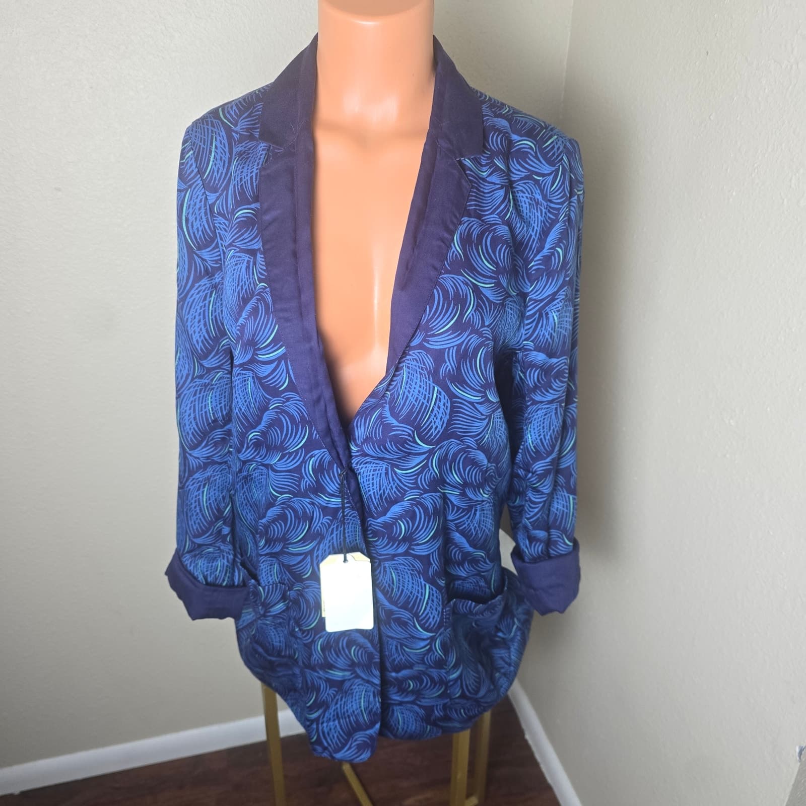 Levi's Made & Crafted Reversible Lyocell Turnout Blazer Jacket - Medium - NWT - Thumbnail 4