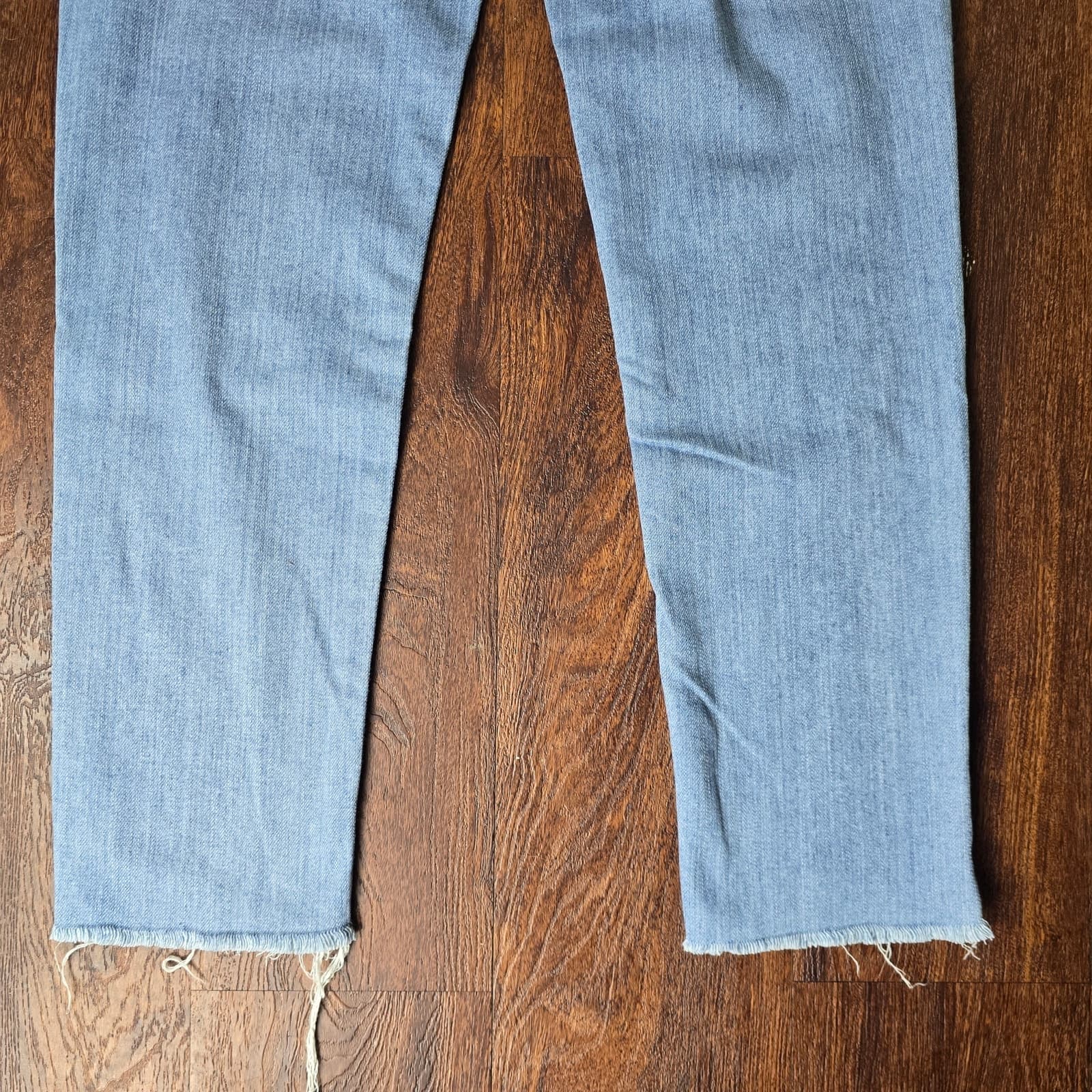 AG The Stevie Mid-Rise Skinny Cropped Jeans Distressed Ankle Length - Size 27 - Thumbnail 8