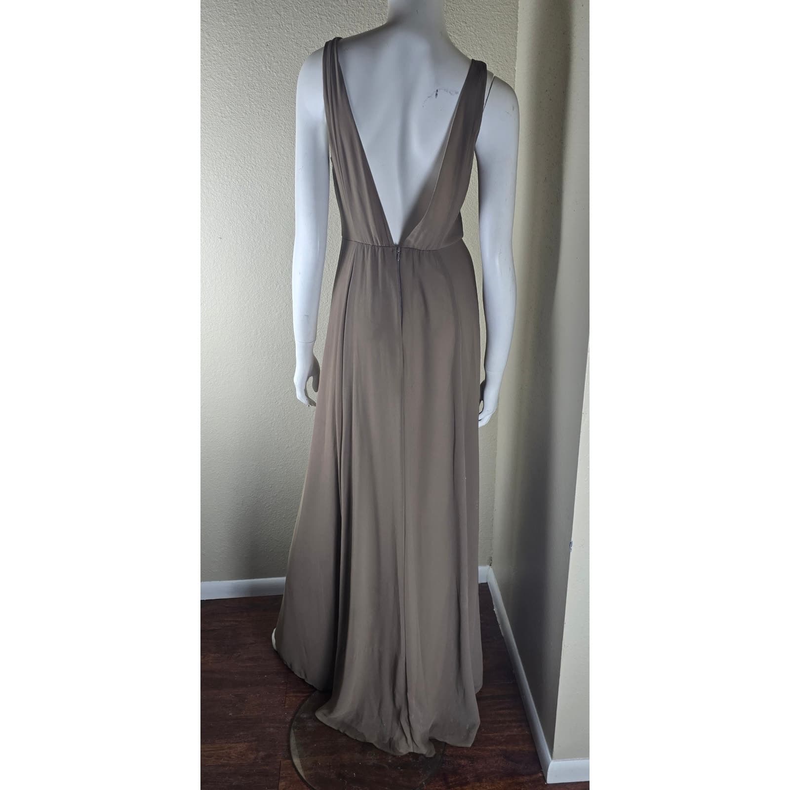 Show Me Your Mumu Chiffon Jenn Maxi Dress Bridesmaid Dress - Medium - Thumbnail 9