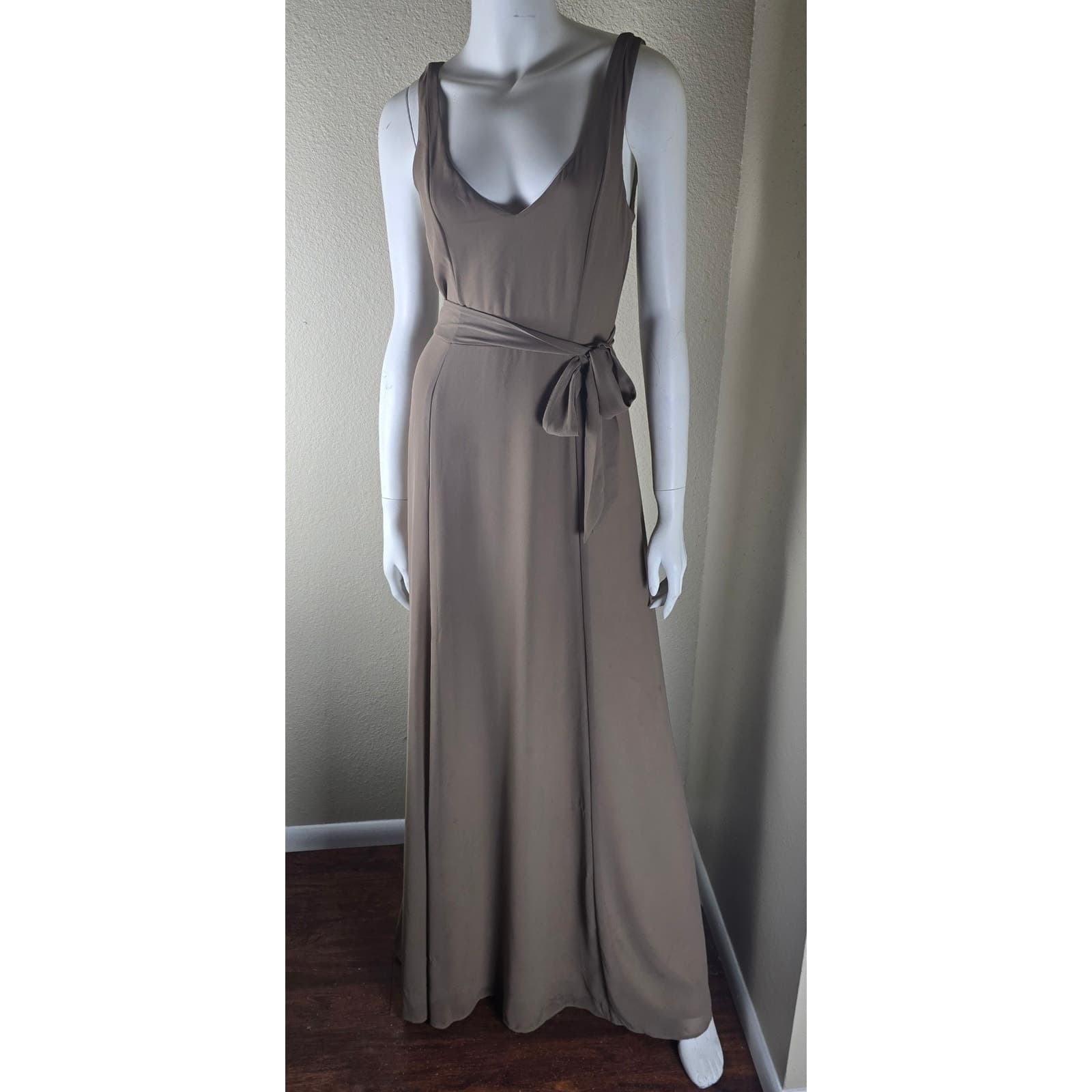 Show Me Your Mumu Chiffon Jenn Maxi Dress Bridesmaid Dress - Medium - Thumbnail 6