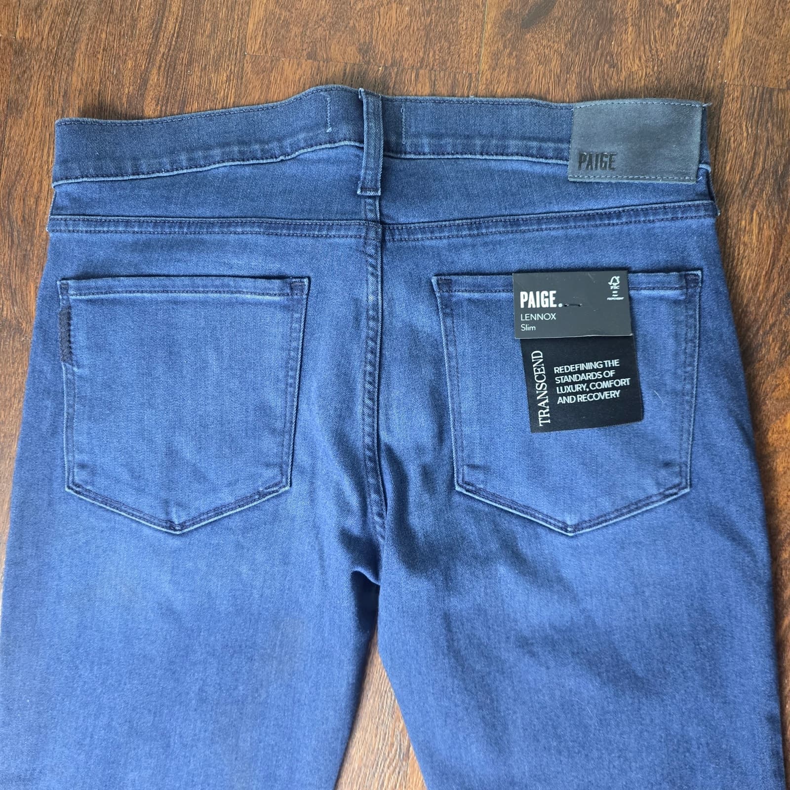 PAIGE Denim Men's Lennox Slim Fit Jeans - Truesdale Wash - 31x32 - NWT - Thumbnail 10
