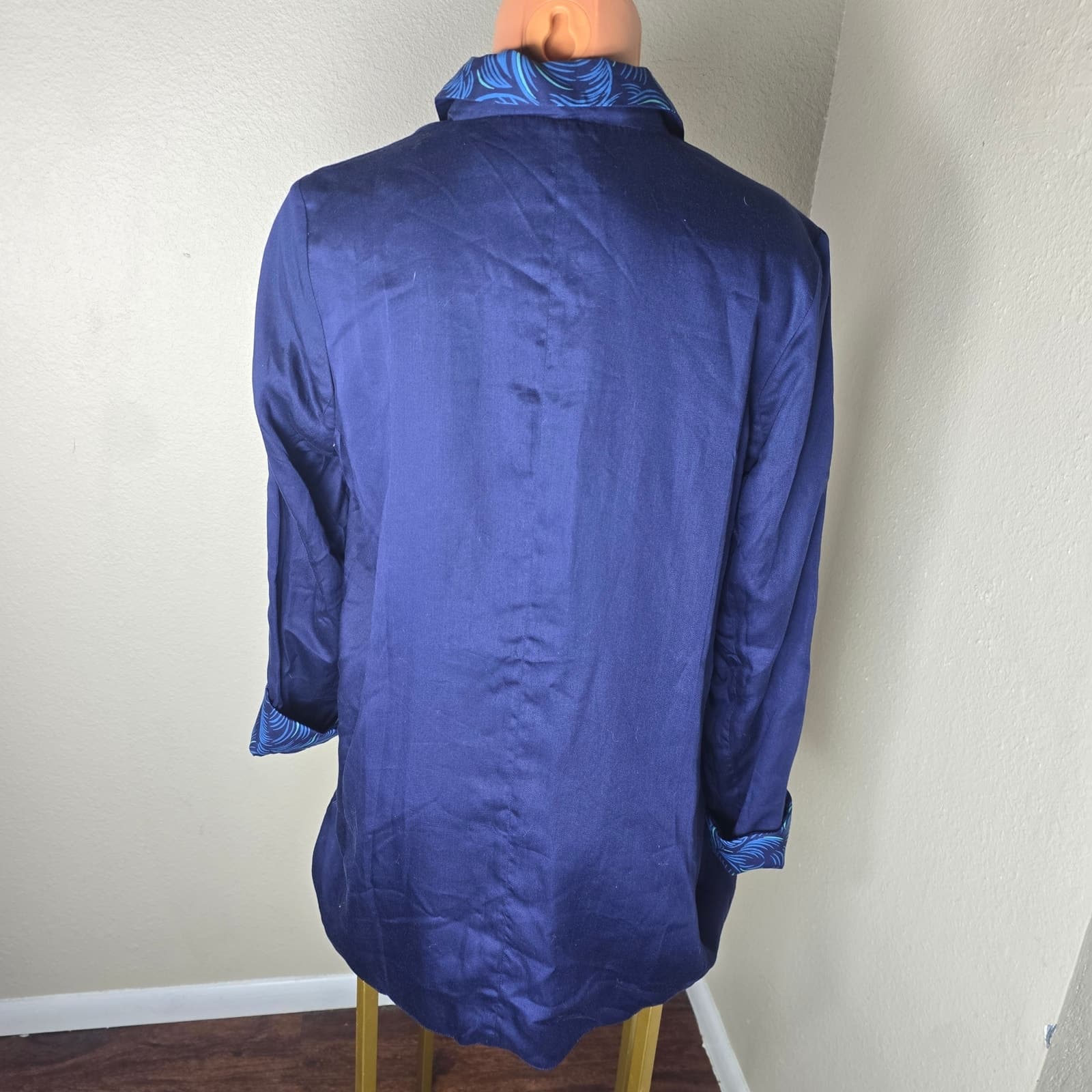 Levi's Made & Crafted Reversible Lyocell Turnout Blazer Jacket - Medium - NWT - Thumbnail 5