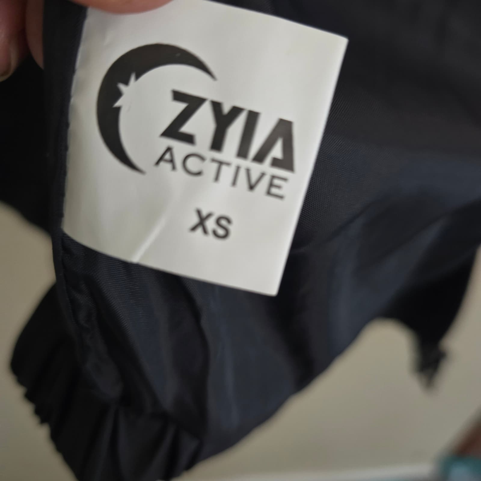 ZYIA Active Pink Shine Block Windbreaker Jacket - XS - Metallic Zip Up - Thumbnail 7