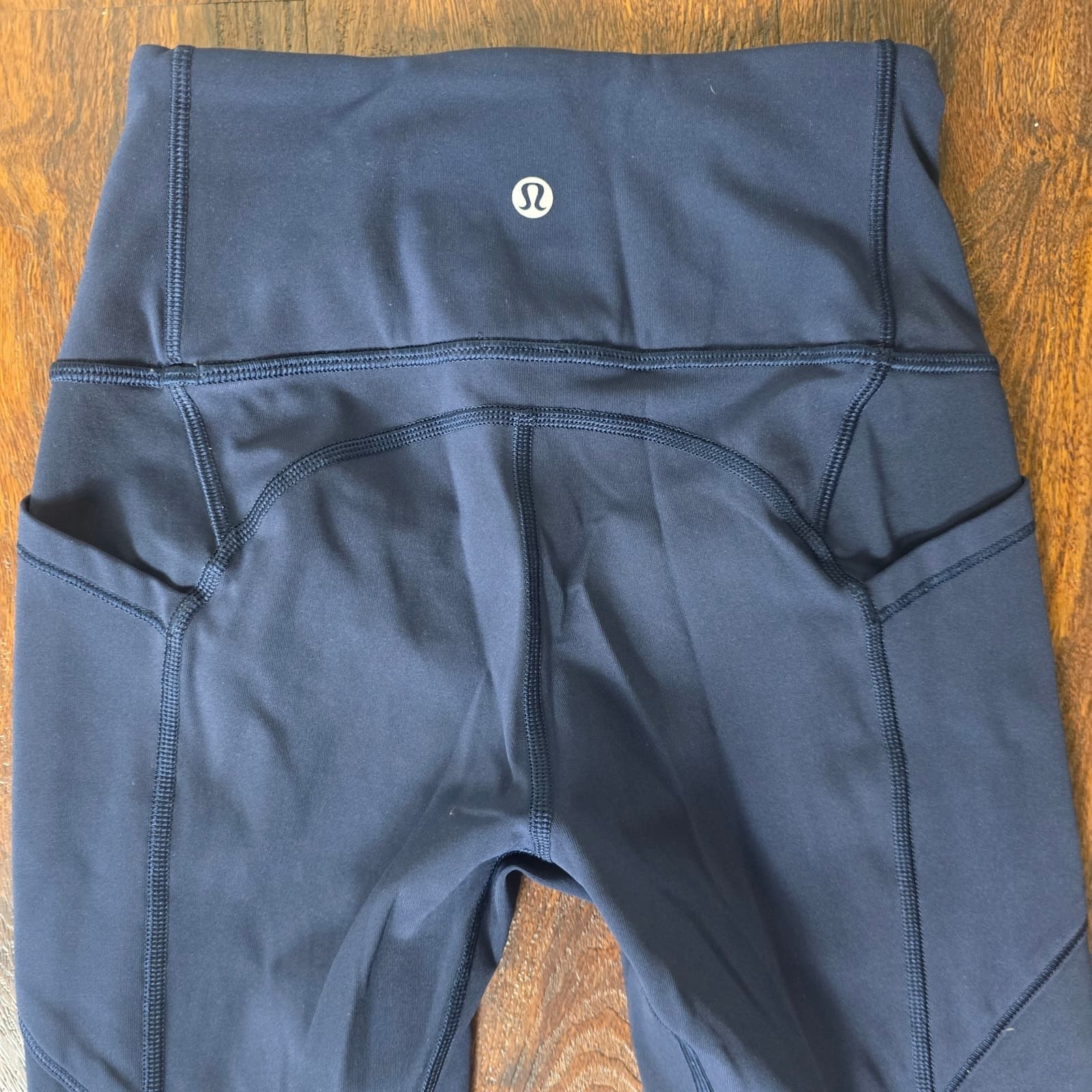 Lululemon All The Right Places Crop II *23" - True Navy - Size 2 - W6AMYS - Thumbnail 7