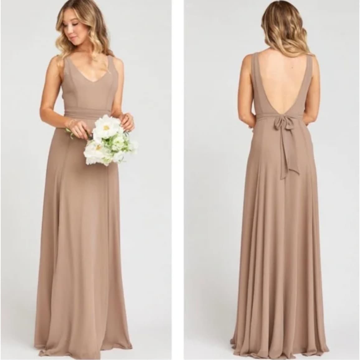 Show Me Your Mumu Chiffon Jenn Maxi Dress Bridesmaid Dress - Medium - Thumbnail 2