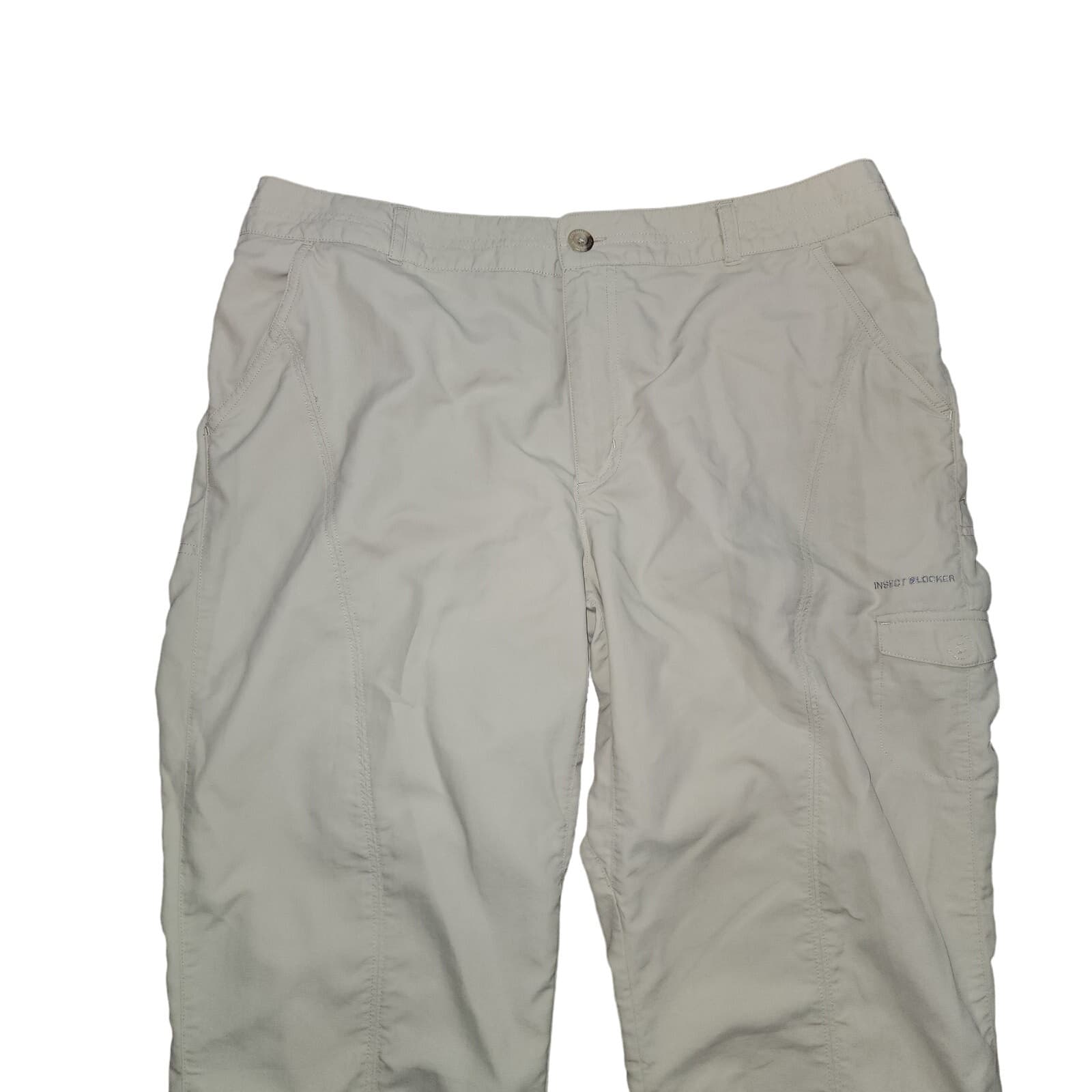 Columbia Insect Blocker Khaki Cargo Straight Leg Pants, Large - Thumbnail 3