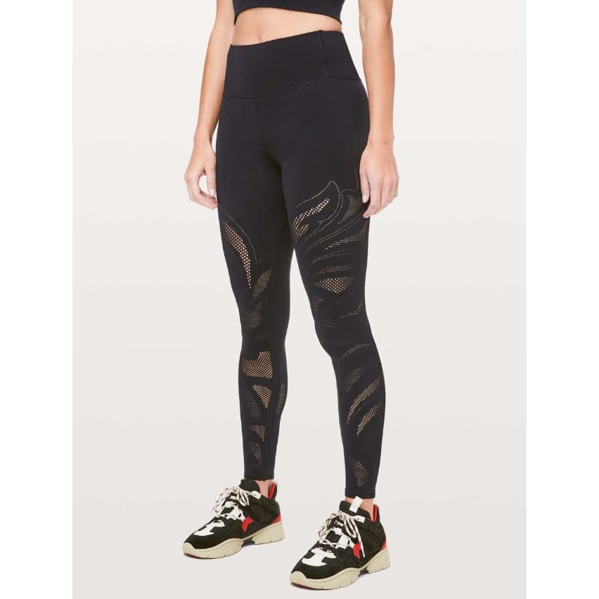 Lululemon Reveal Tight *En Avante 26" - Black - Size 4 - W5BAKS - Thumbnail 2