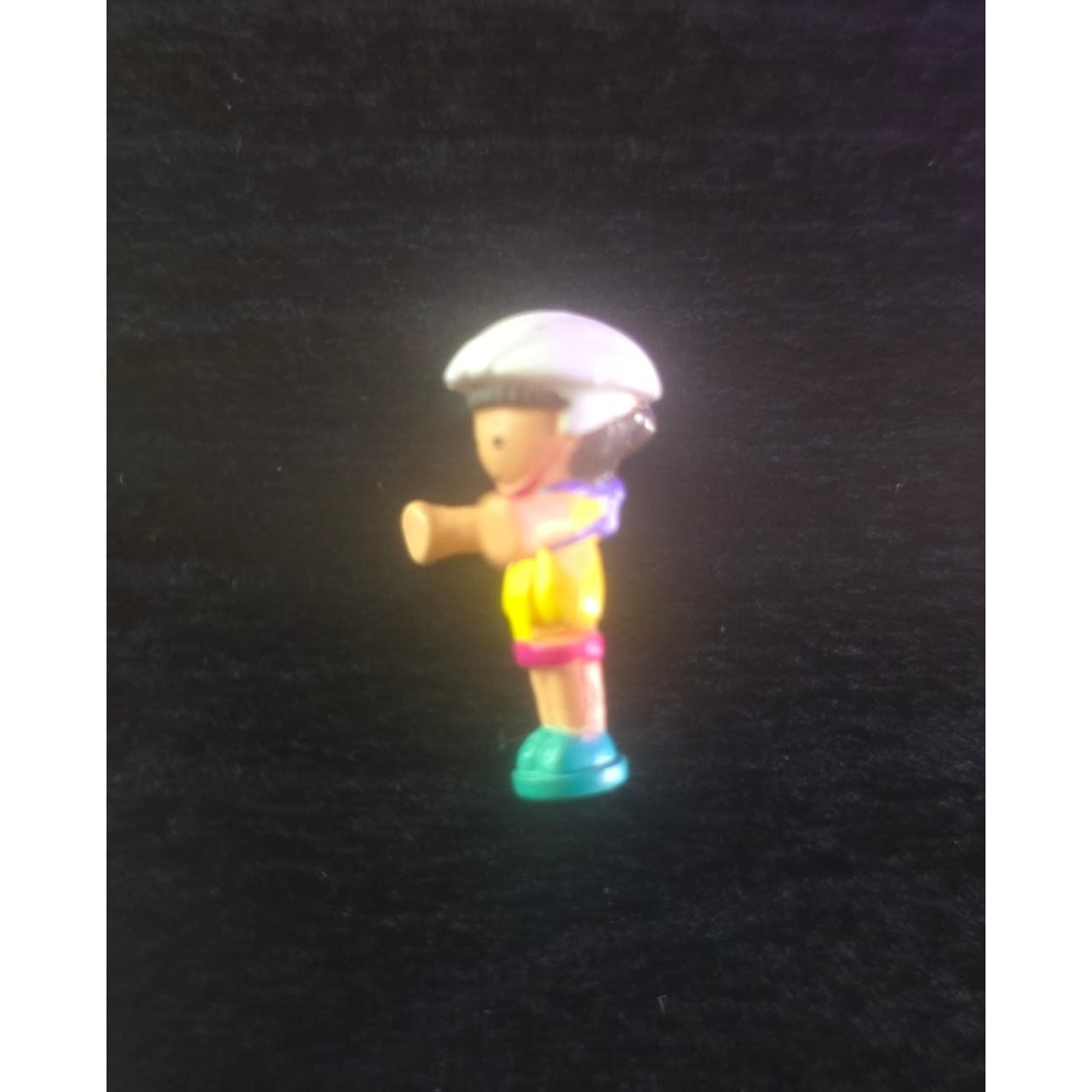 Vintage Polly Pocket Bluebird 1994 Polly On The Go Bicycle Friends Michelle Doll - Thumbnail 3