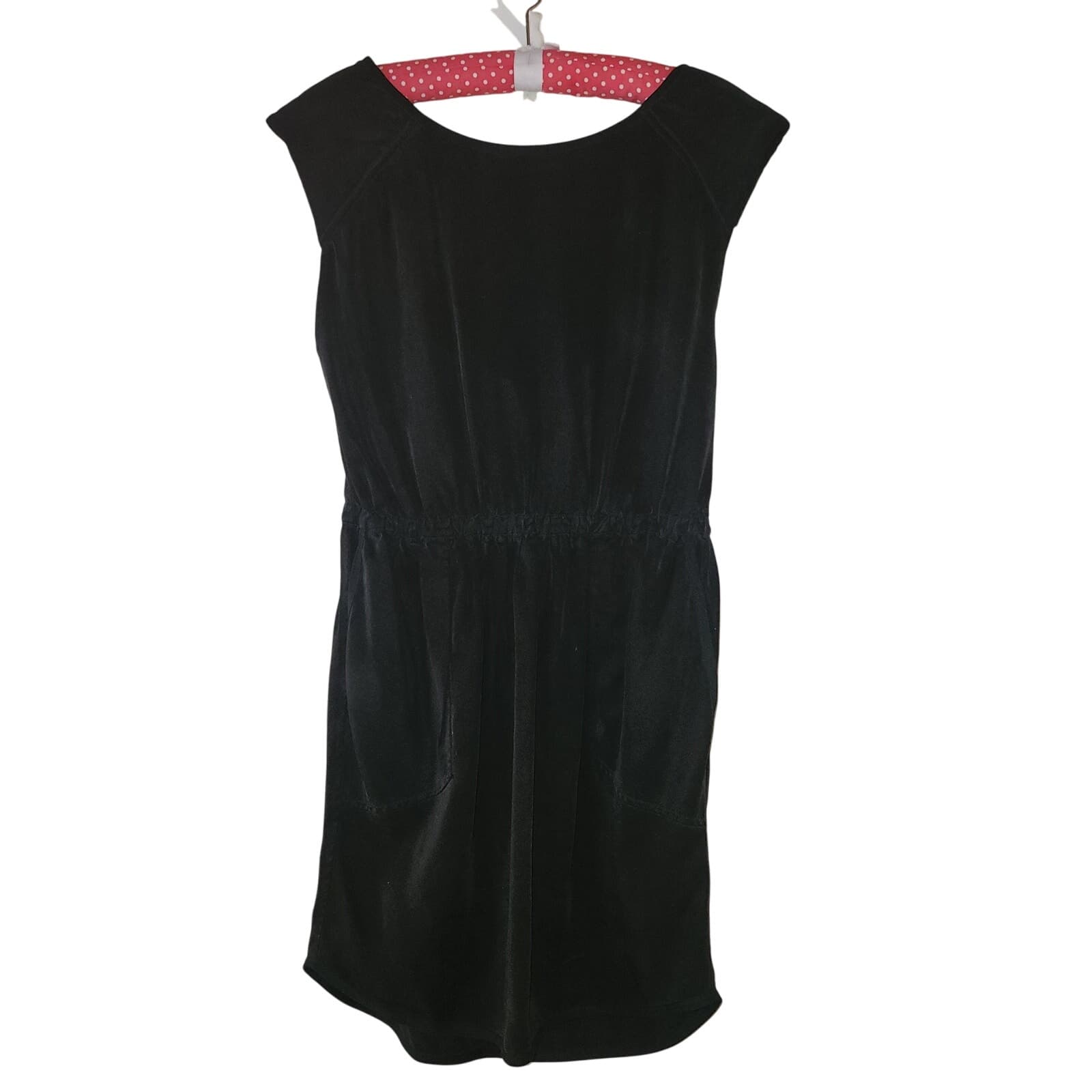 Wilfred Black Off Shoulder Mini Dress with Cap Sleeves Pockets Size 4 - Thumbnail 5