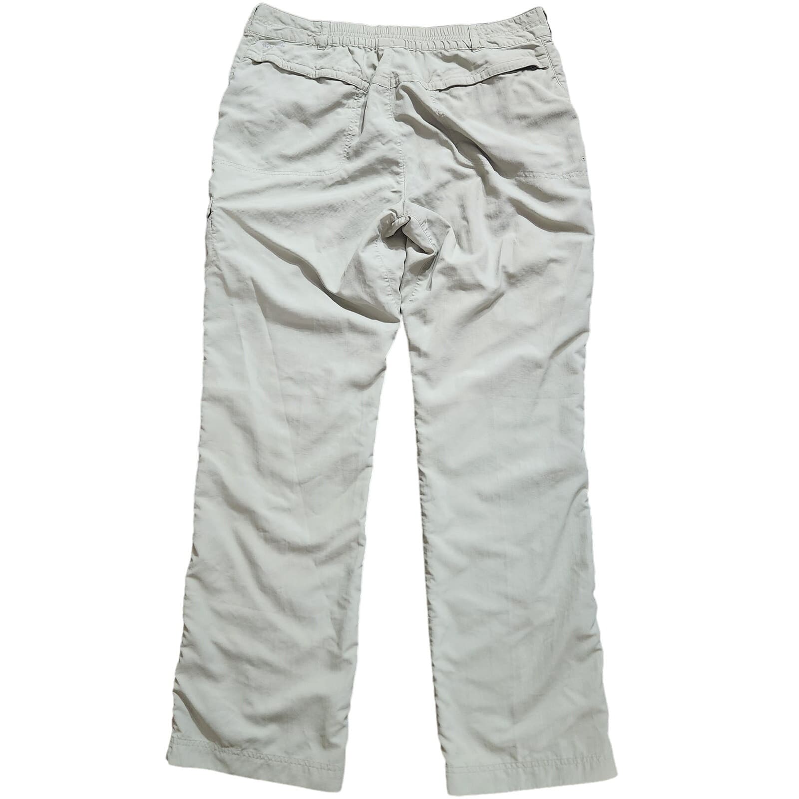 Columbia Insect Blocker Khaki Cargo Straight Leg Pants, Large - Thumbnail 7